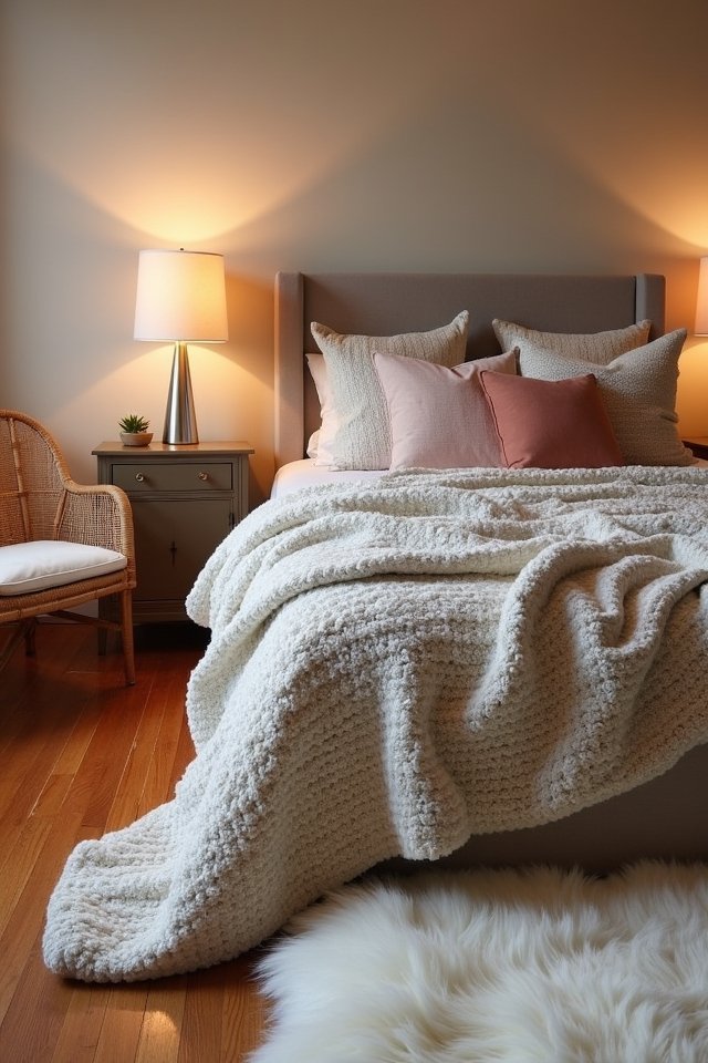 layered textures for coziness