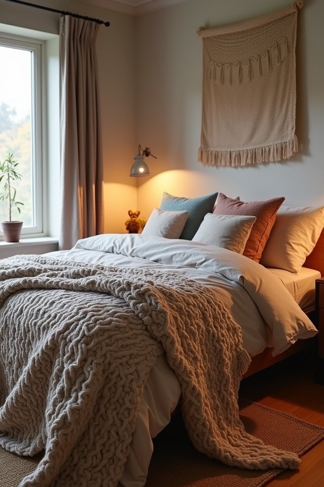 layered textures for warmth