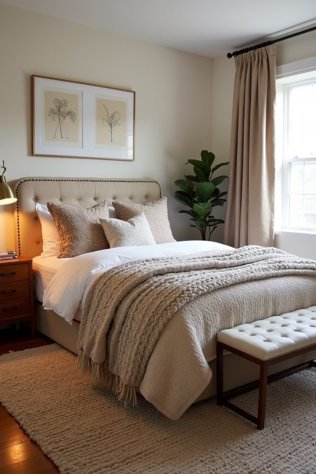 layered textures for warmth