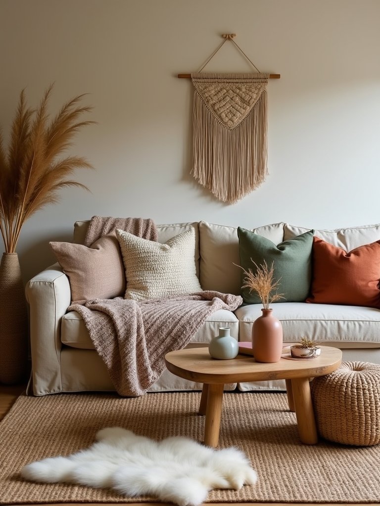 layered textures for warmth