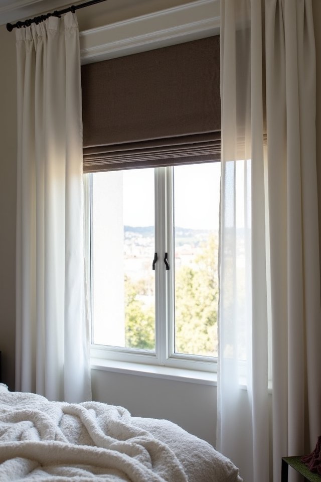layered window treatment styles