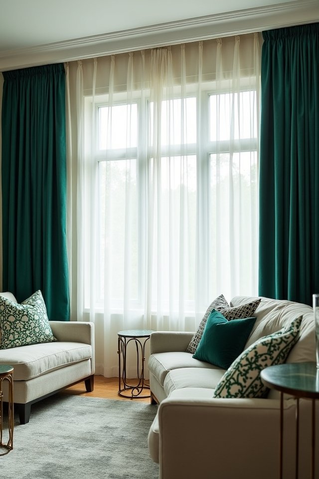 layered window treatment styles
