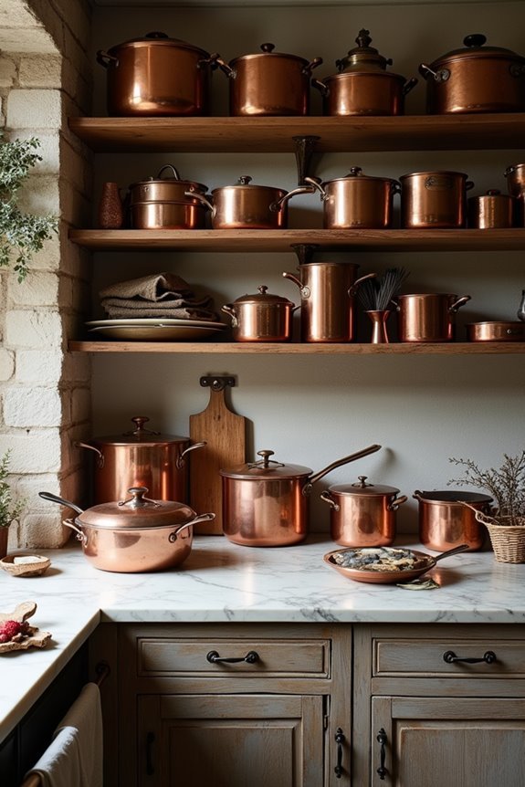 layering copper with textures