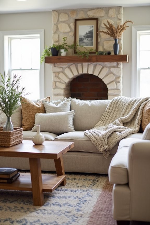 layering cozy textures beautifully