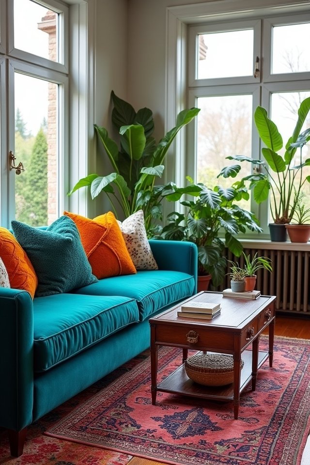 layering rugs for warmth