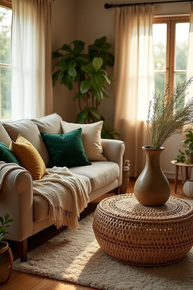 layering textures for coziness