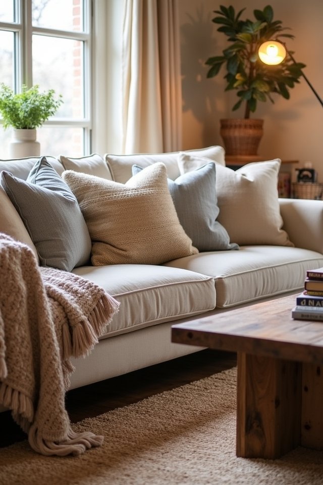 layering textures for coziness