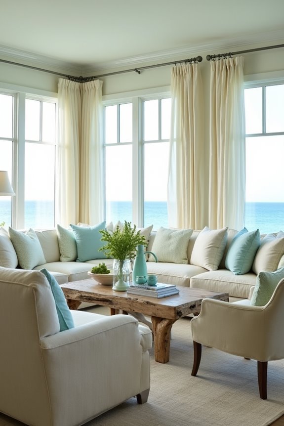 light airy beach house colors