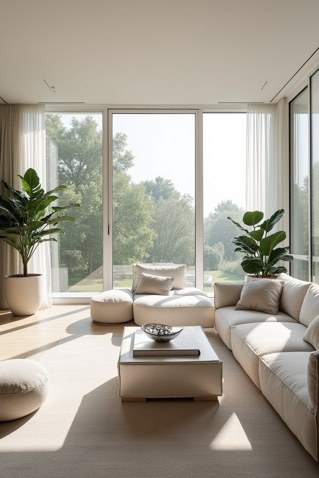 light airy minimalistic sanctuary