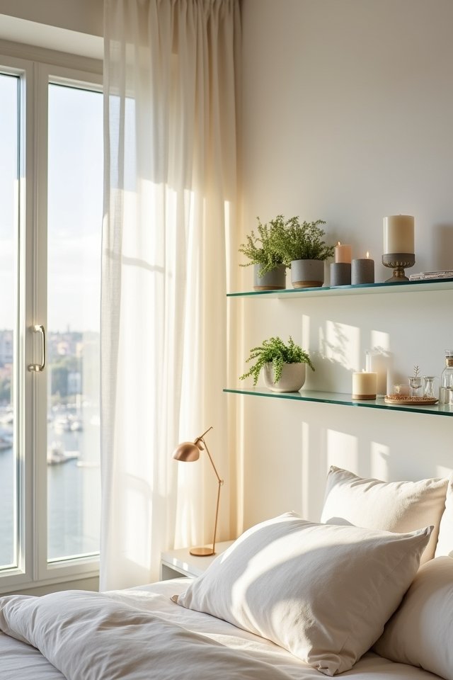 light airy stylish displays