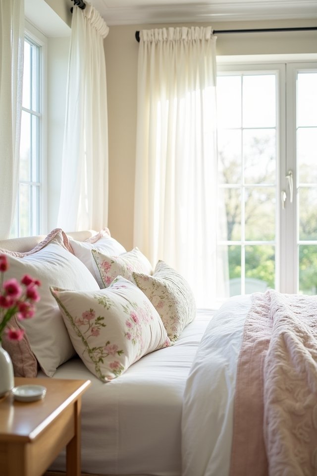 light airy vibrant bedding