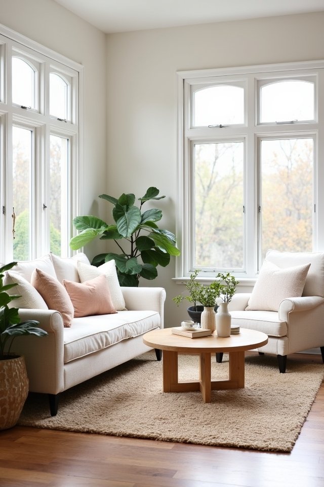 light and airy furniture