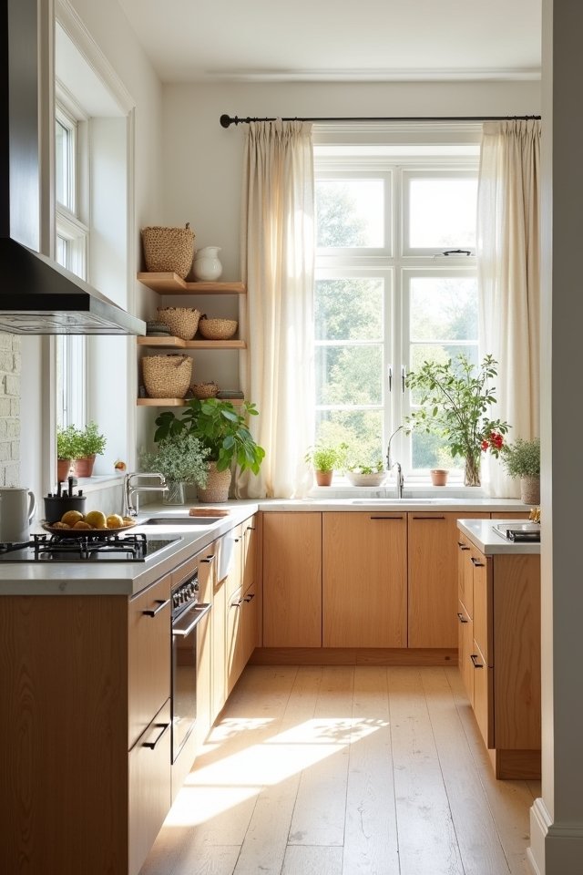 light and airy kitchen design