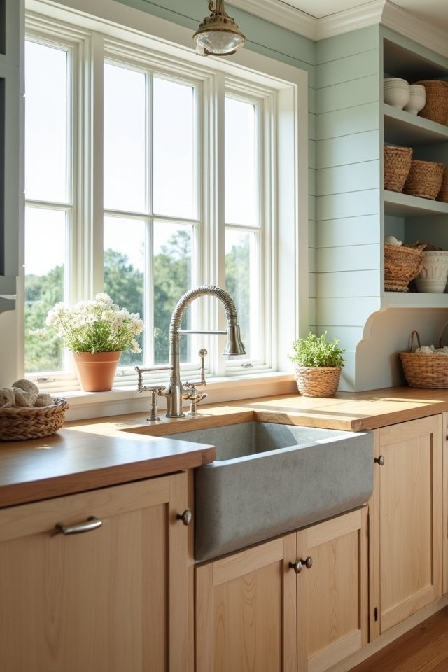 light birch kitchen elegance