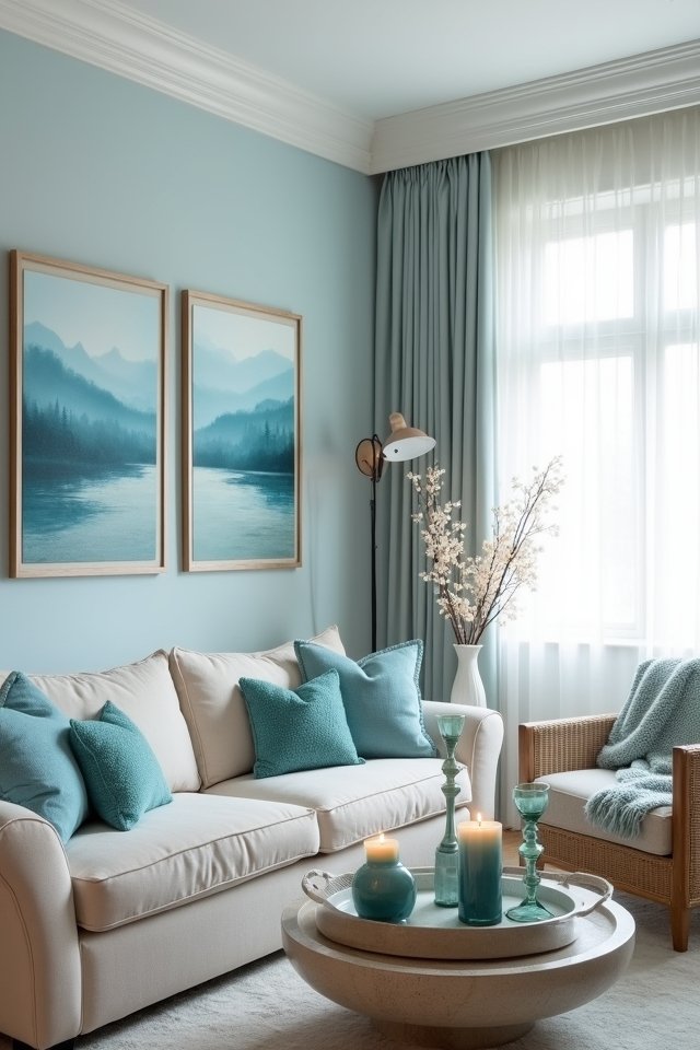 light blue artwork transformation
