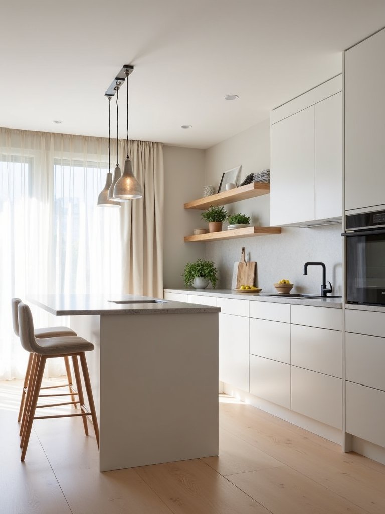 light colors create spaciousness