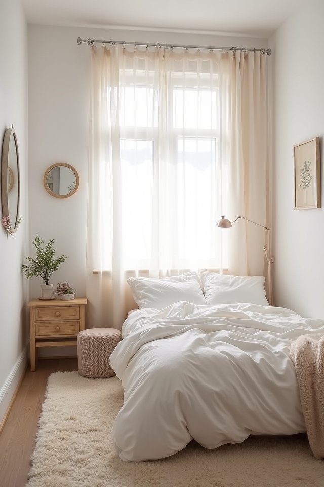 light colors create spaciousness