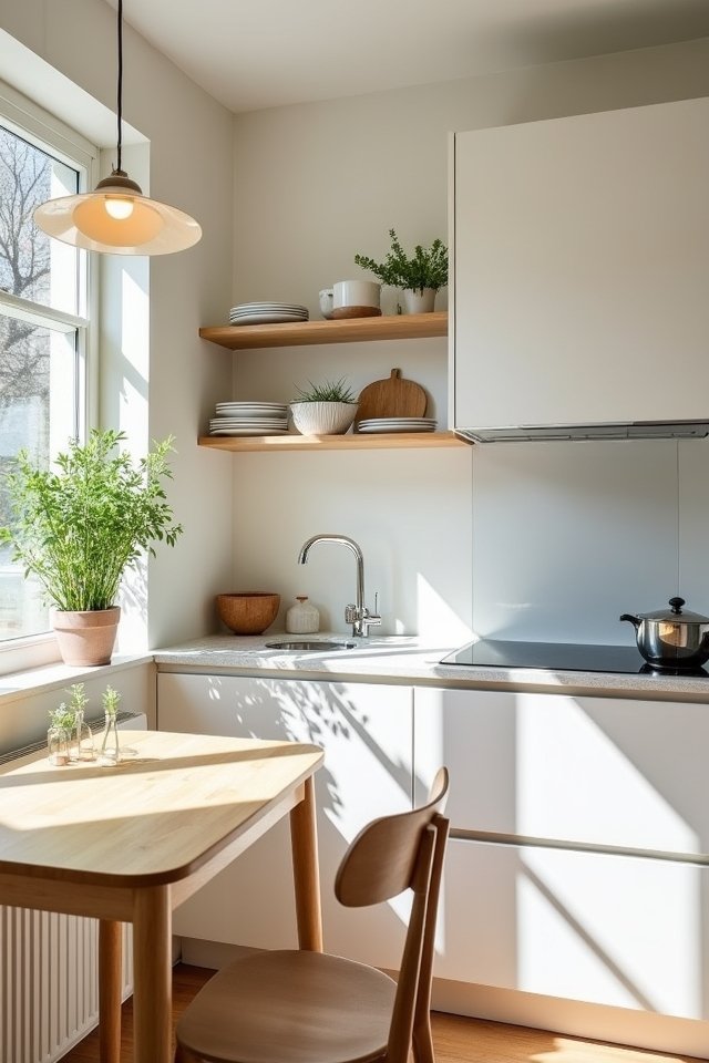 light colors enhance brightness