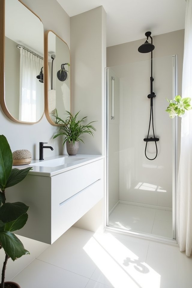 light colors reflective surfaces