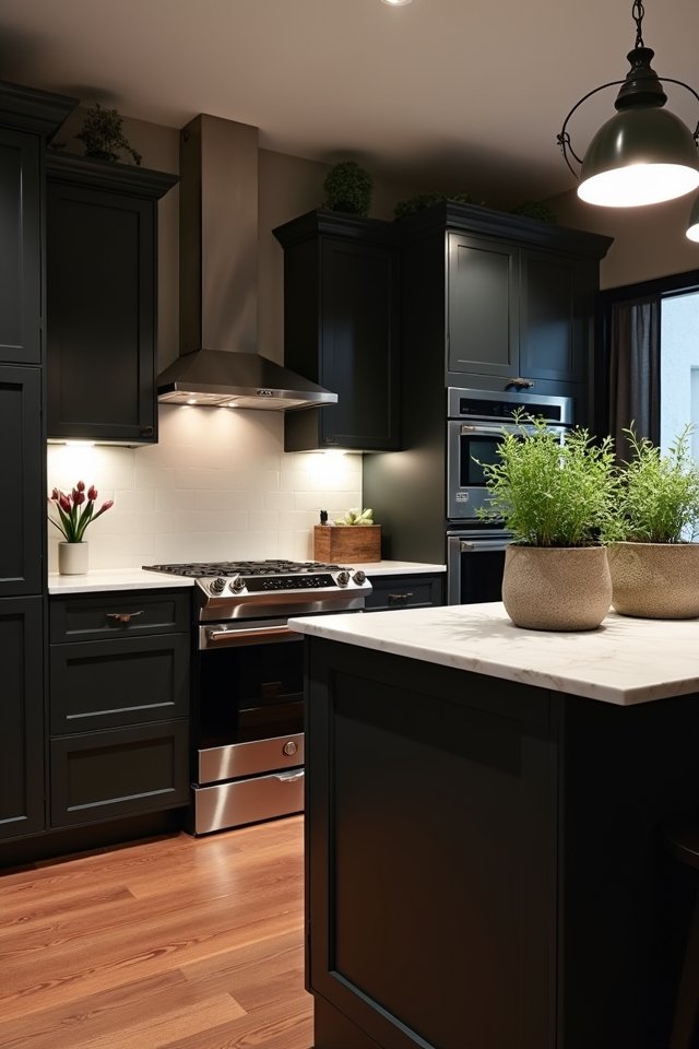 light countertops enhance contrast