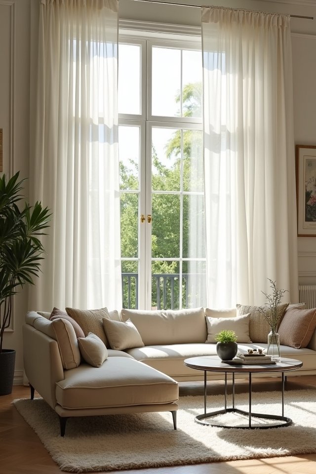 light filled sheer curtains