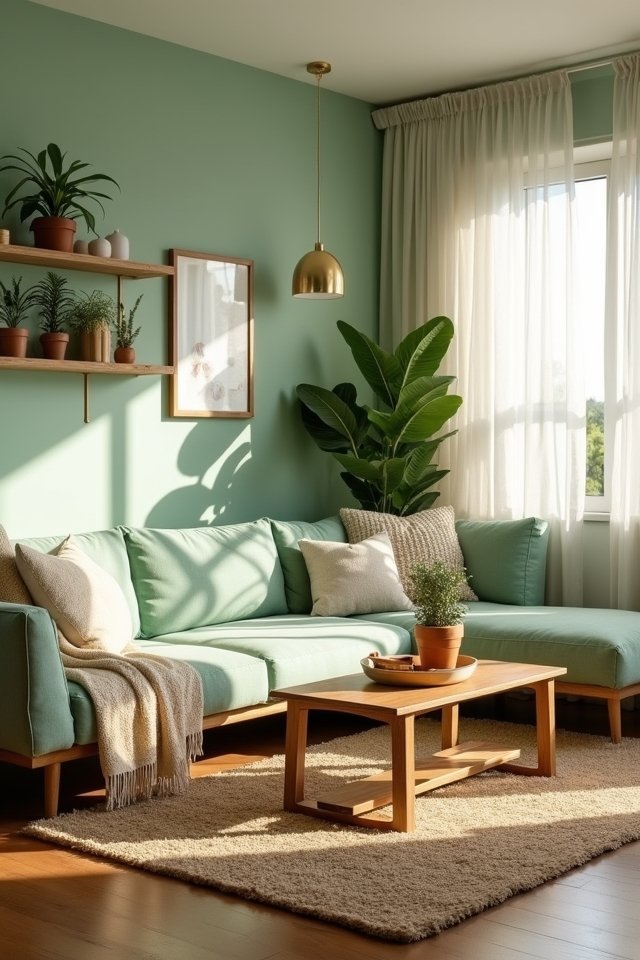 light green and wood