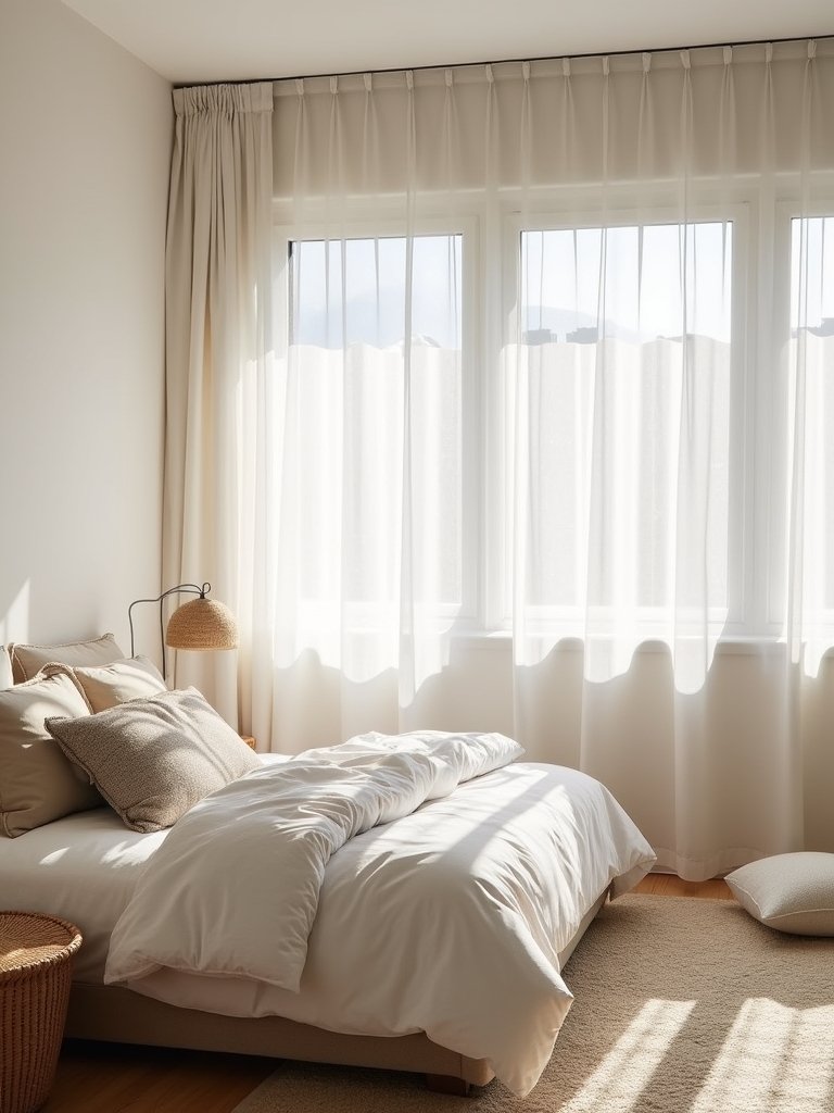 light taupe small bedroom elegance