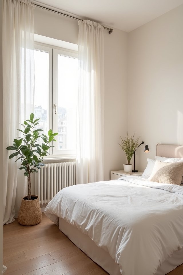 lighter colors create spaciousness