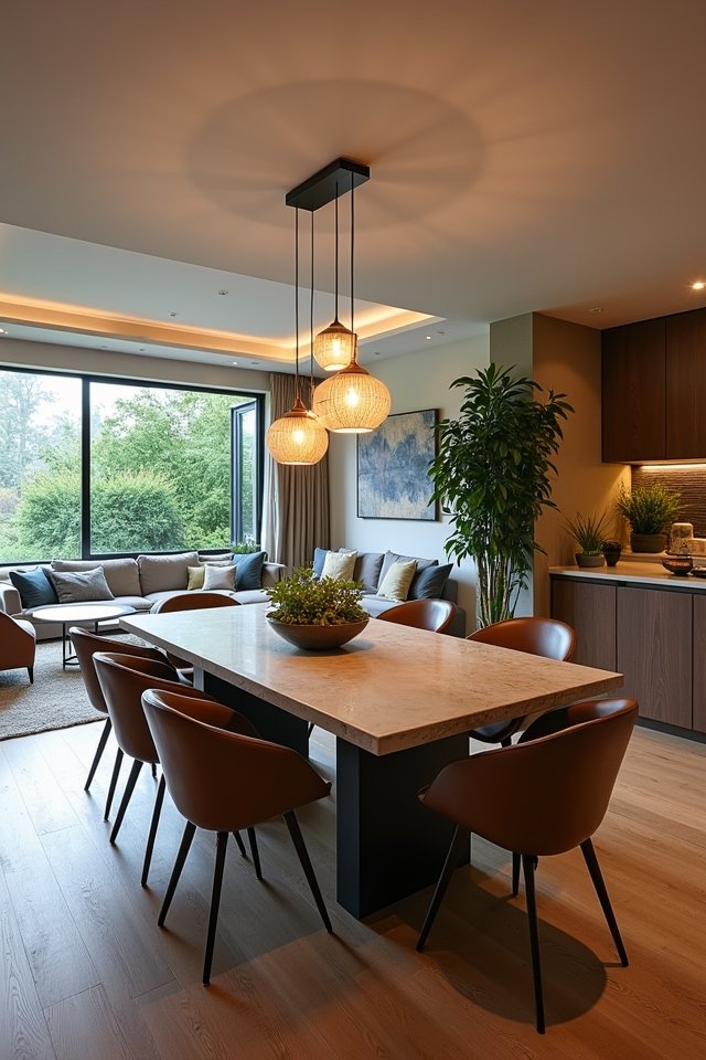 lighting enhances space harmony