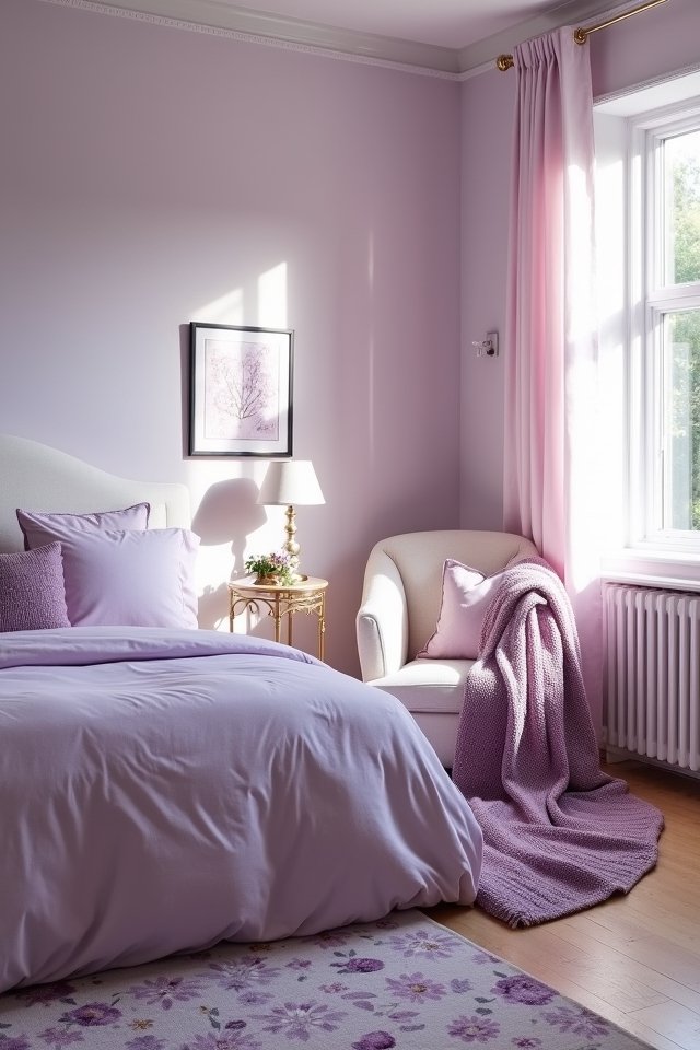 lilac accessories create tranquility