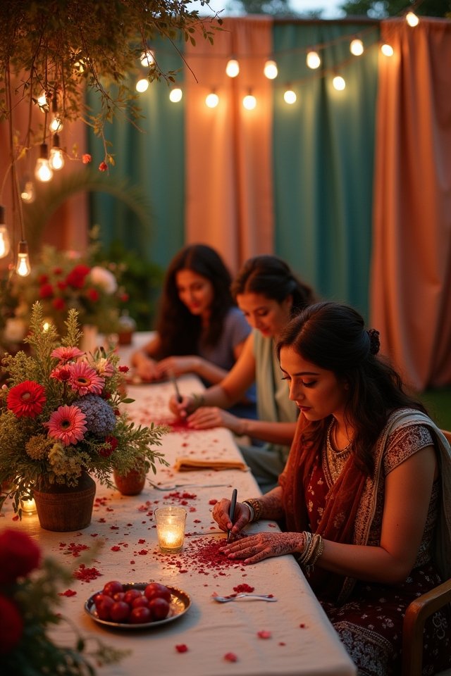 live mehendi art experience