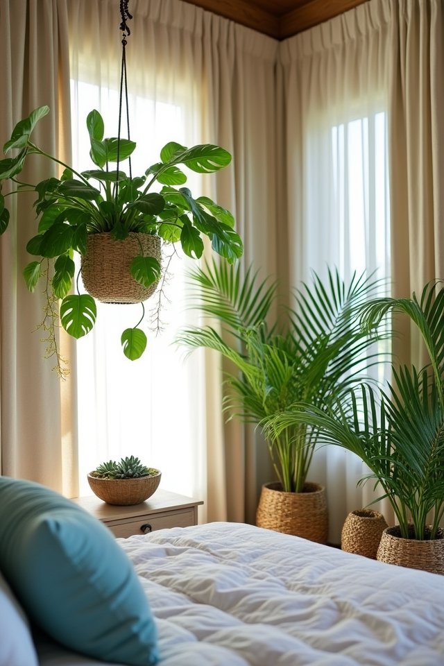 live plants enhance tranquility