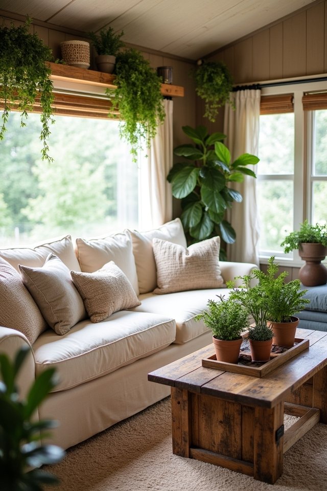 lively houseplants enhance atmosphere