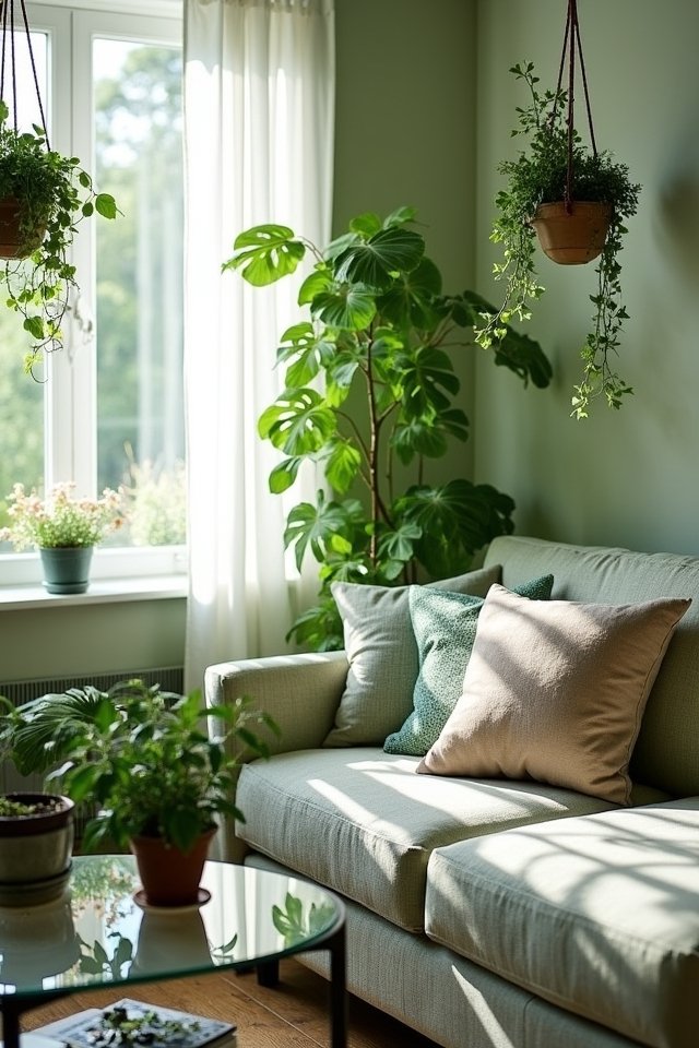 lively plants enhance decor
