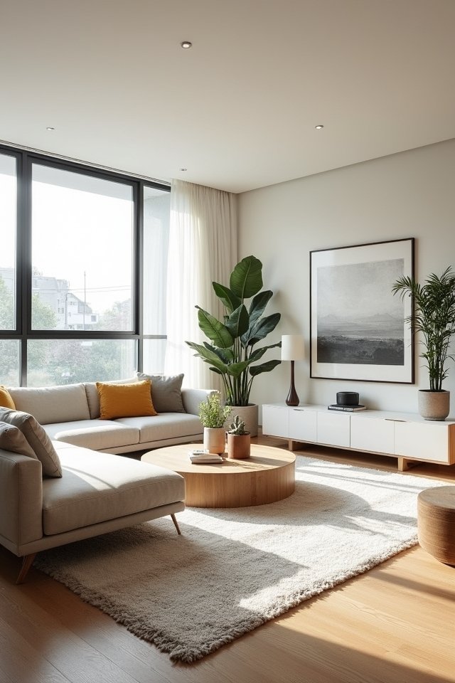 low profile furniture creates tranquility