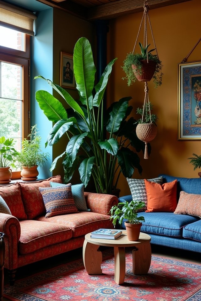 lush greenery living decor