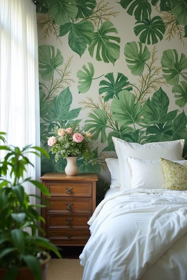 lush greenery wall decor