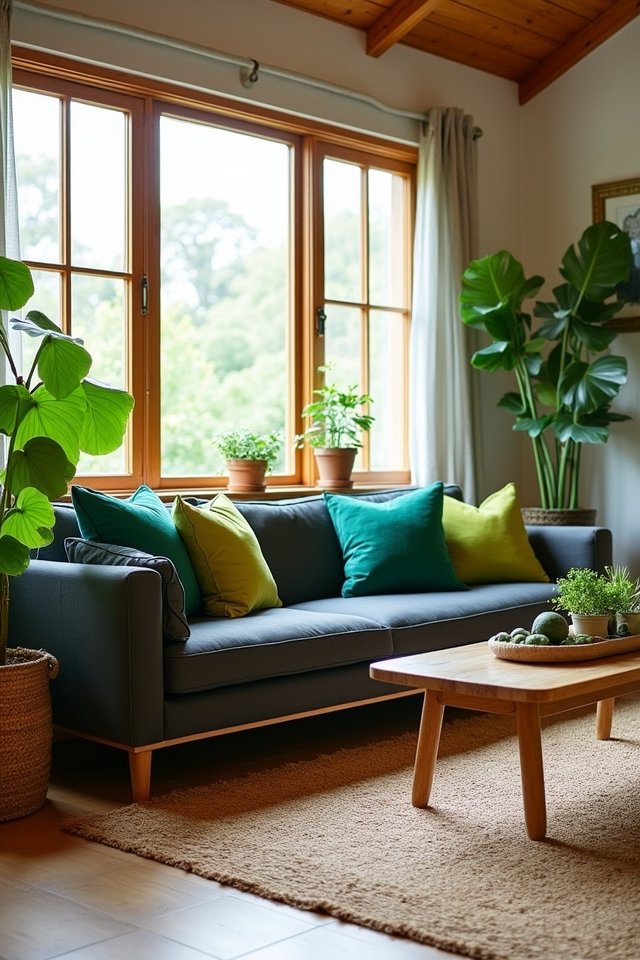 lush indoor garden aesthetic