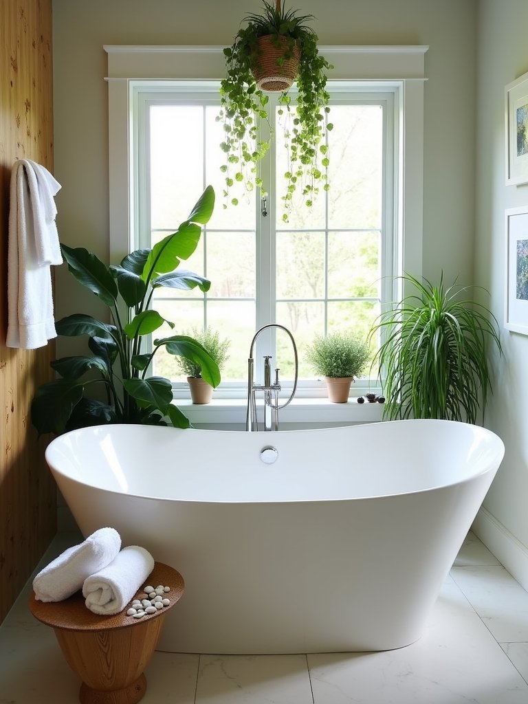 lush indoor plant oasis