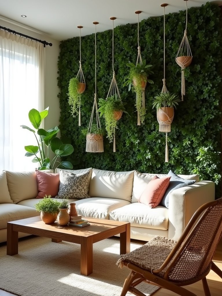 lush indoor plant oasis