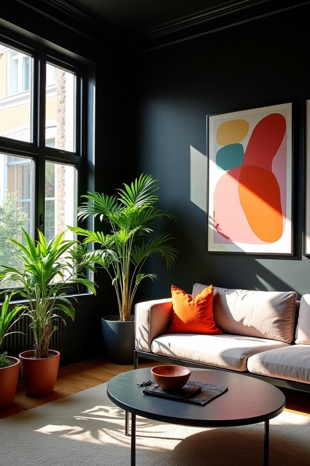 lush plants enhance living space