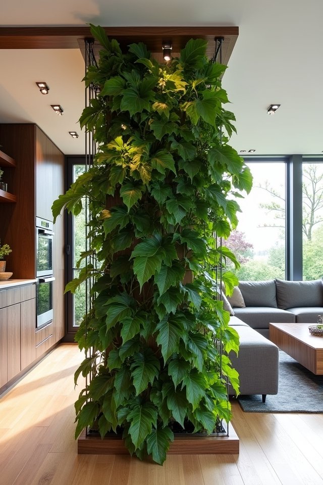 lush vertical kitchen gardens