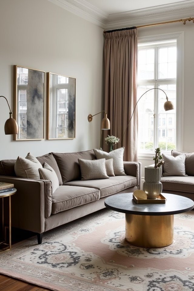 luxe velvet and metallics