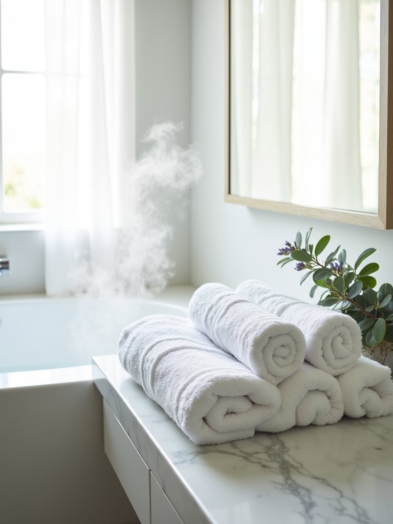 luxurious absorbent cotton towels