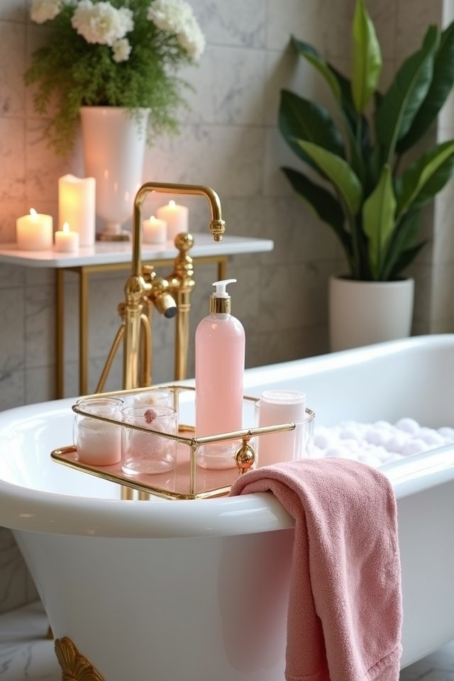 luxurious bath time essentials