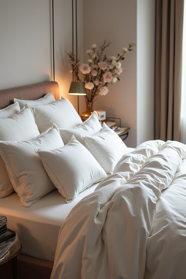 luxurious bedding for comfort