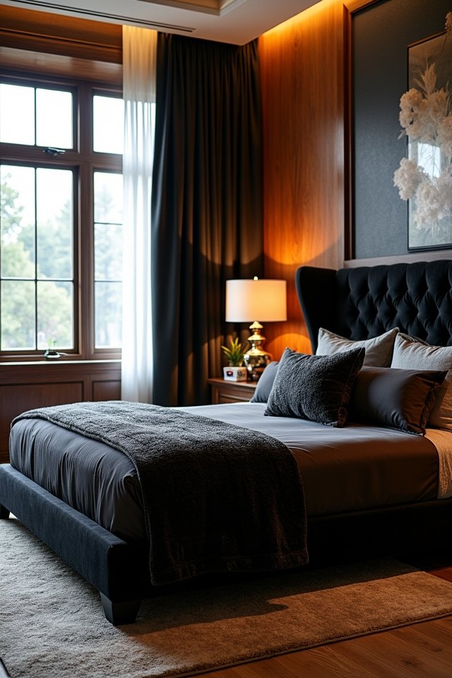 luxurious black velvet elegance