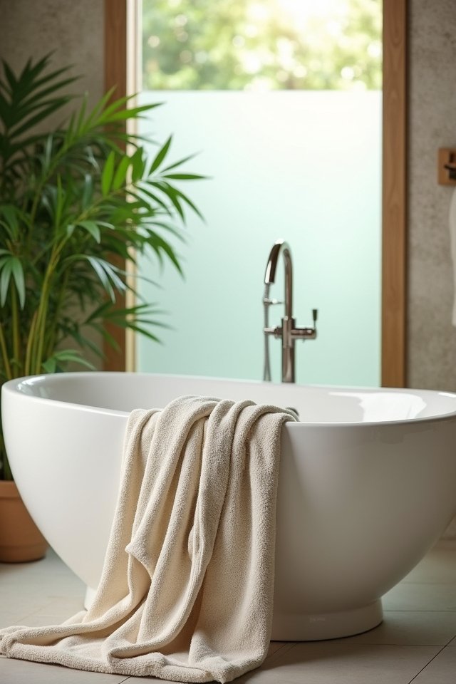 luxurious cozy bathrobe experience