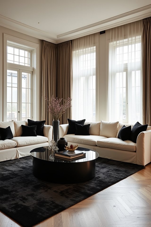 luxurious cream fabric textures