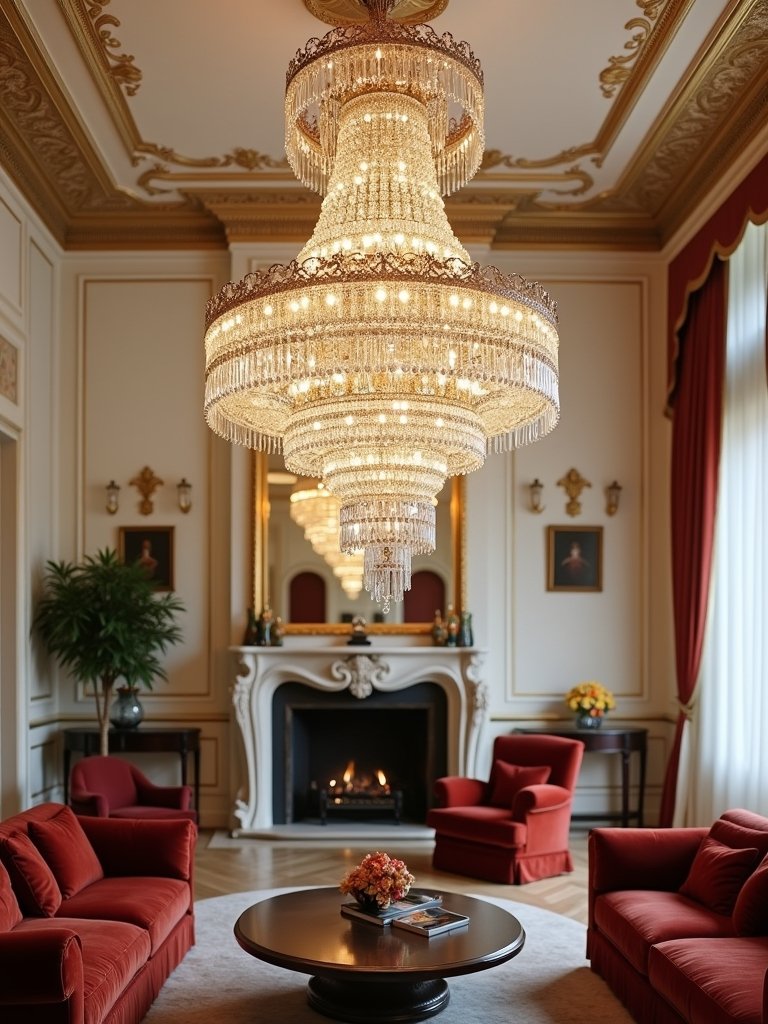 luxurious crystal jhumar options